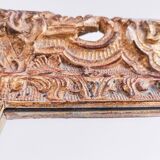 Bevelled trumeau mirror 60.5 x 51.5 cm
