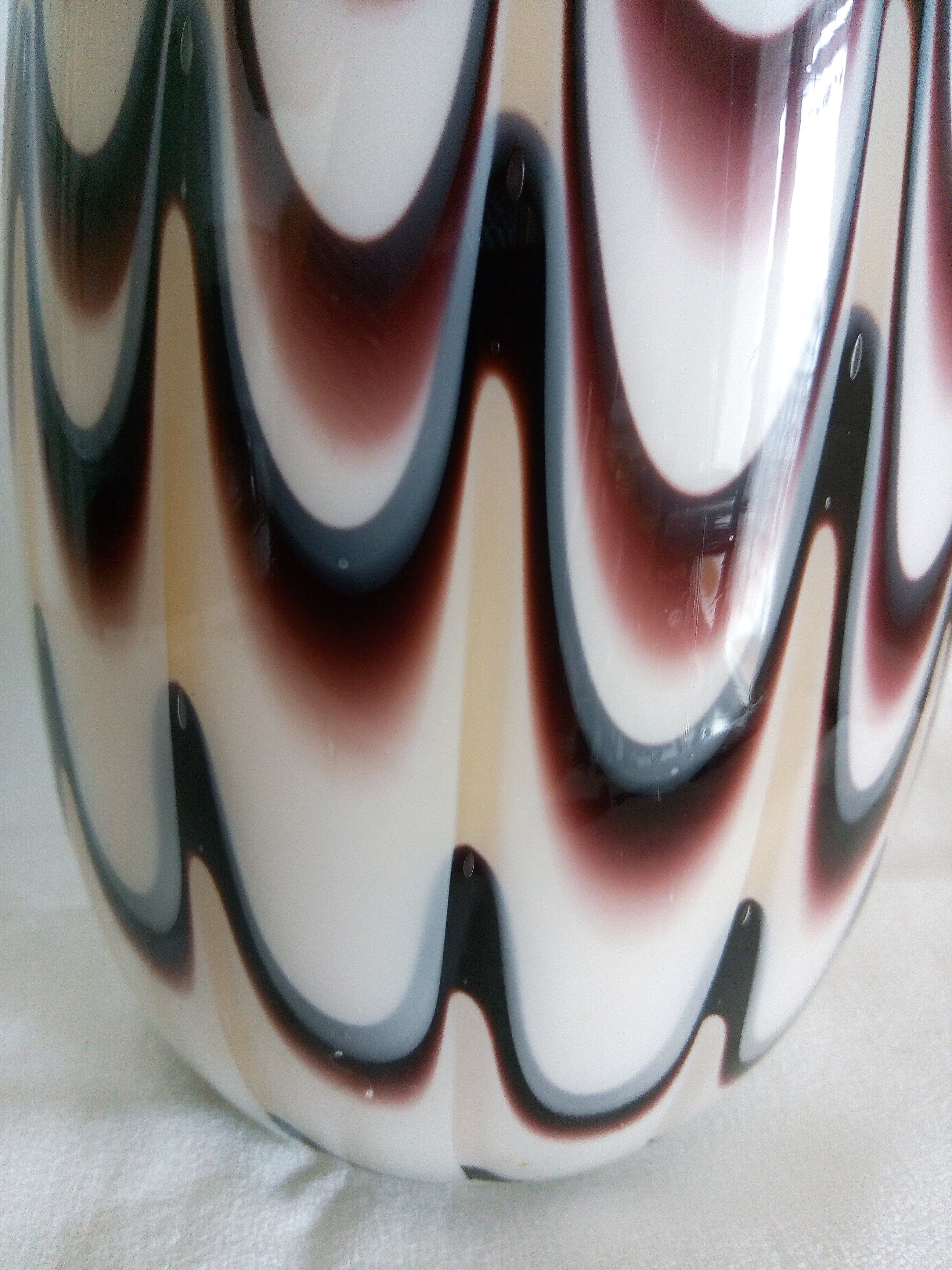 Carlo Moretti - Murano's large multi-layered glass ovoid vase