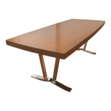 Coffee table style Bernard Rohne vintage 1980