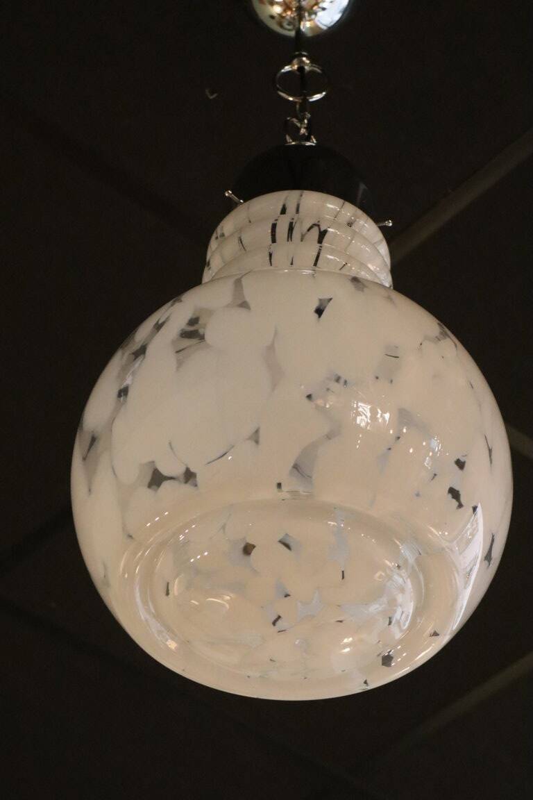 Vintage Italian Murano glass pendant light, 1970s