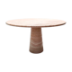 Contemporary Italian Travertine Dining Table in Beige
