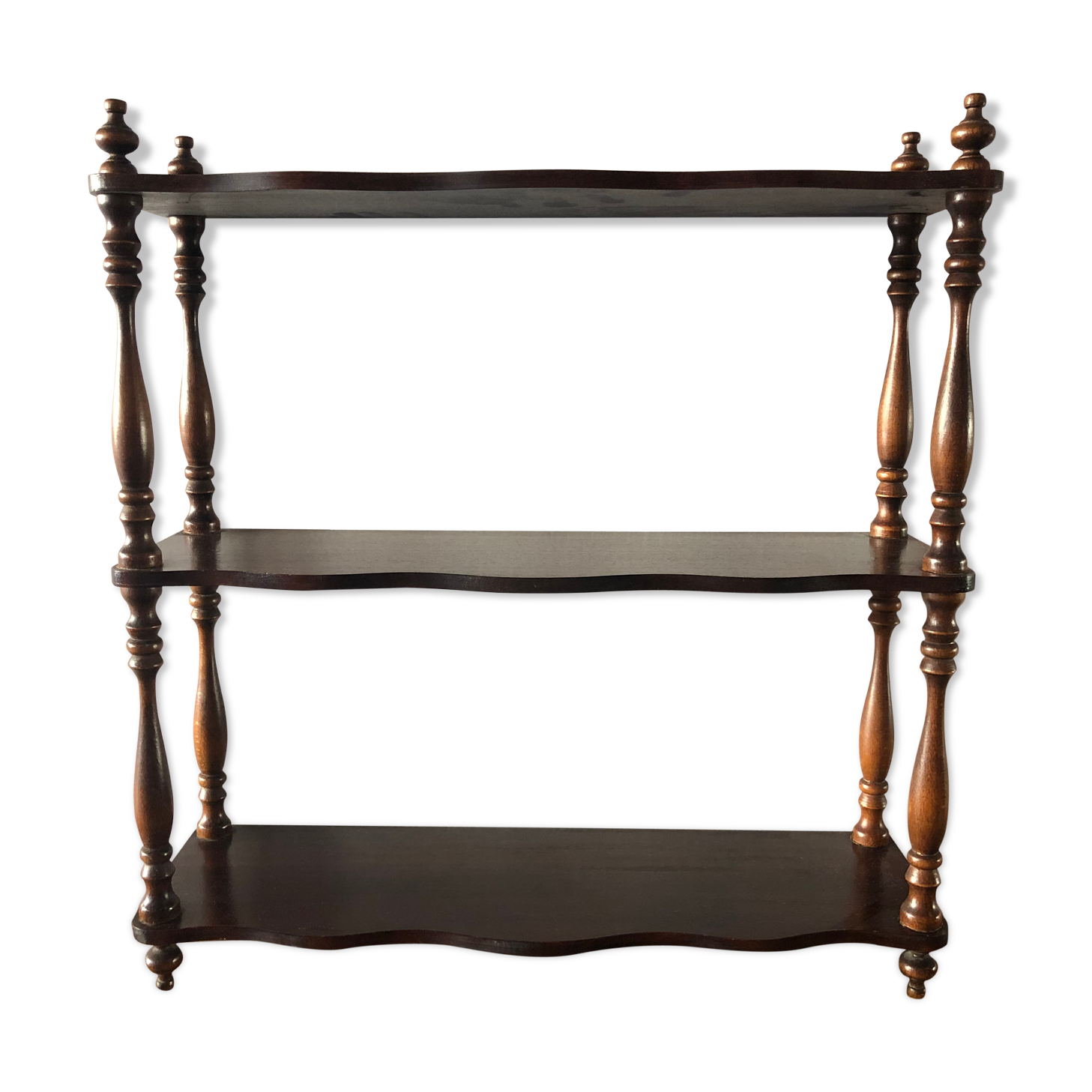 Old wooden shelf