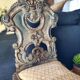 Pair of Louis XIII style chairs in patinated solid oak – piece