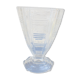 Vase art déco  en verre taillé
