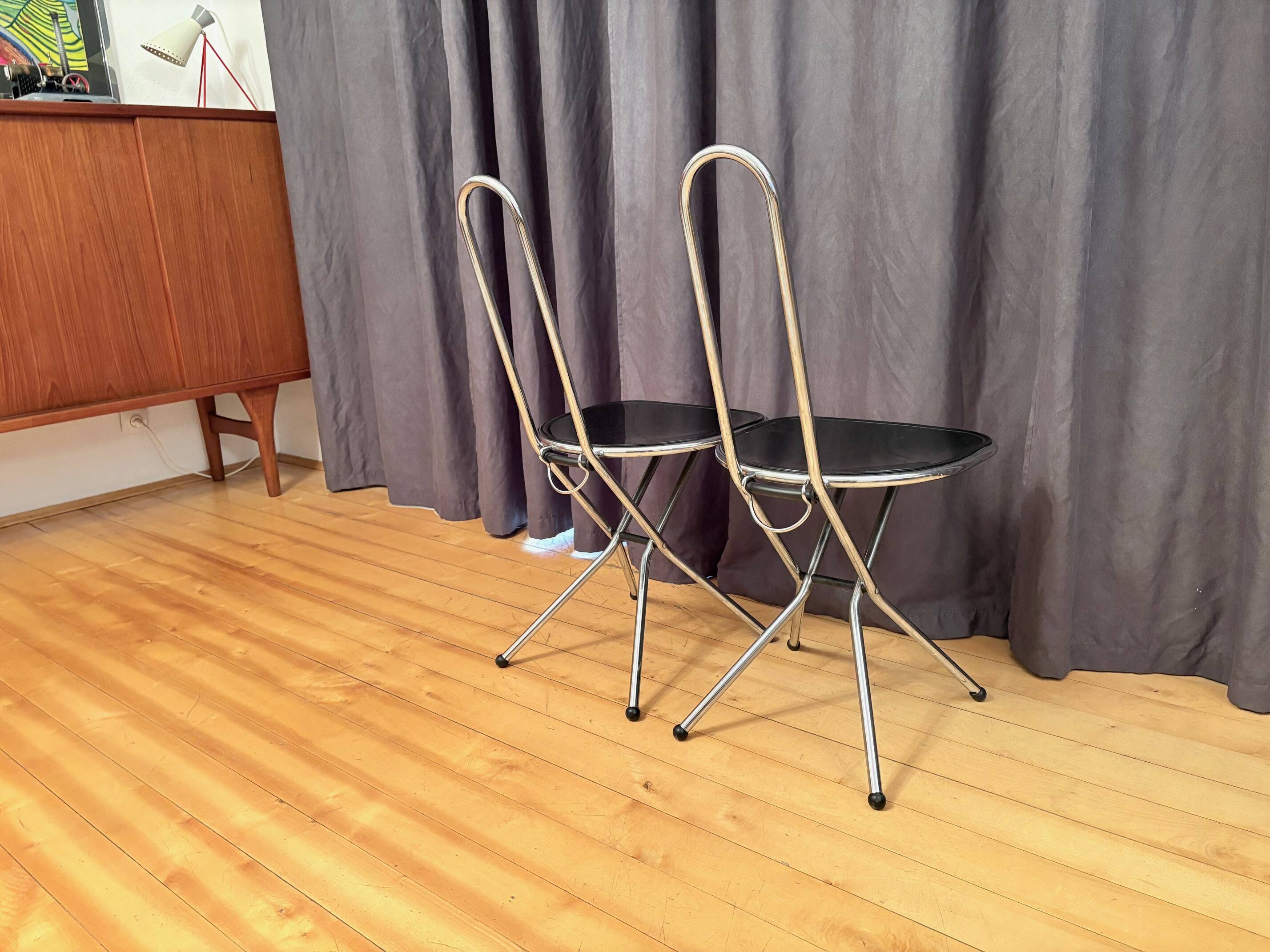 Pair of Niels Gammelgaard Chairs, IKEA, 1980s