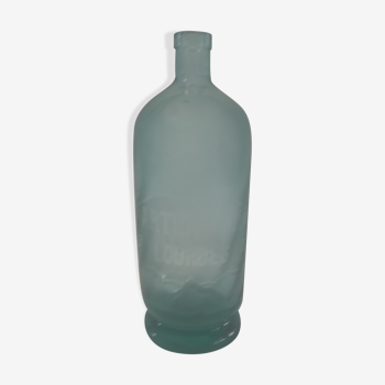 "Artiganave Lourdres" blue siphon bottle