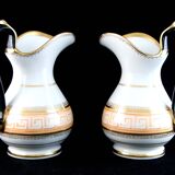 Paire d'aiguières en porcelaine de style Antique par Carl THIELSCH, ALTWASSER, c. 1860