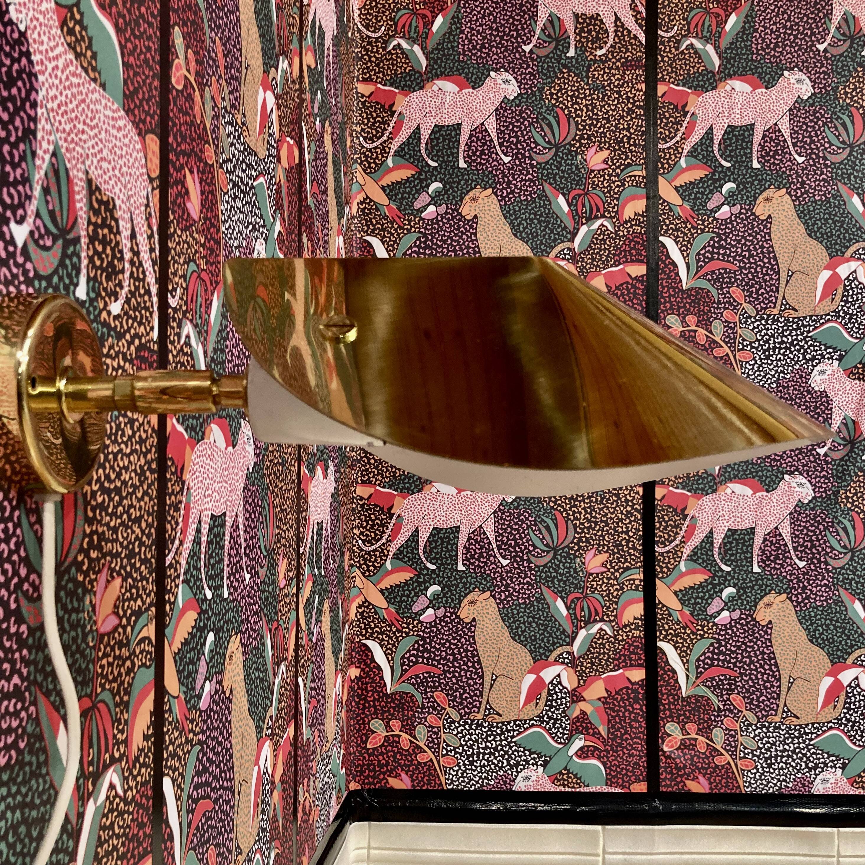 Large modular wall light Scandinavian design.