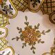 Assiette polylobée faïence de Nevers Antoine Montagnon