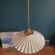 Tulip suspension in serrated opaline lace Dp 0123118
