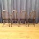 Quaker Windsor chairs by Lucian Ercolani for Ercol, United Kingdom, 1960s, set of 4
