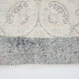 3x11 Rugs For Hallway Beige & Blue Vintage Runner Rug, 82x338Cm