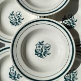 Gien flower plates