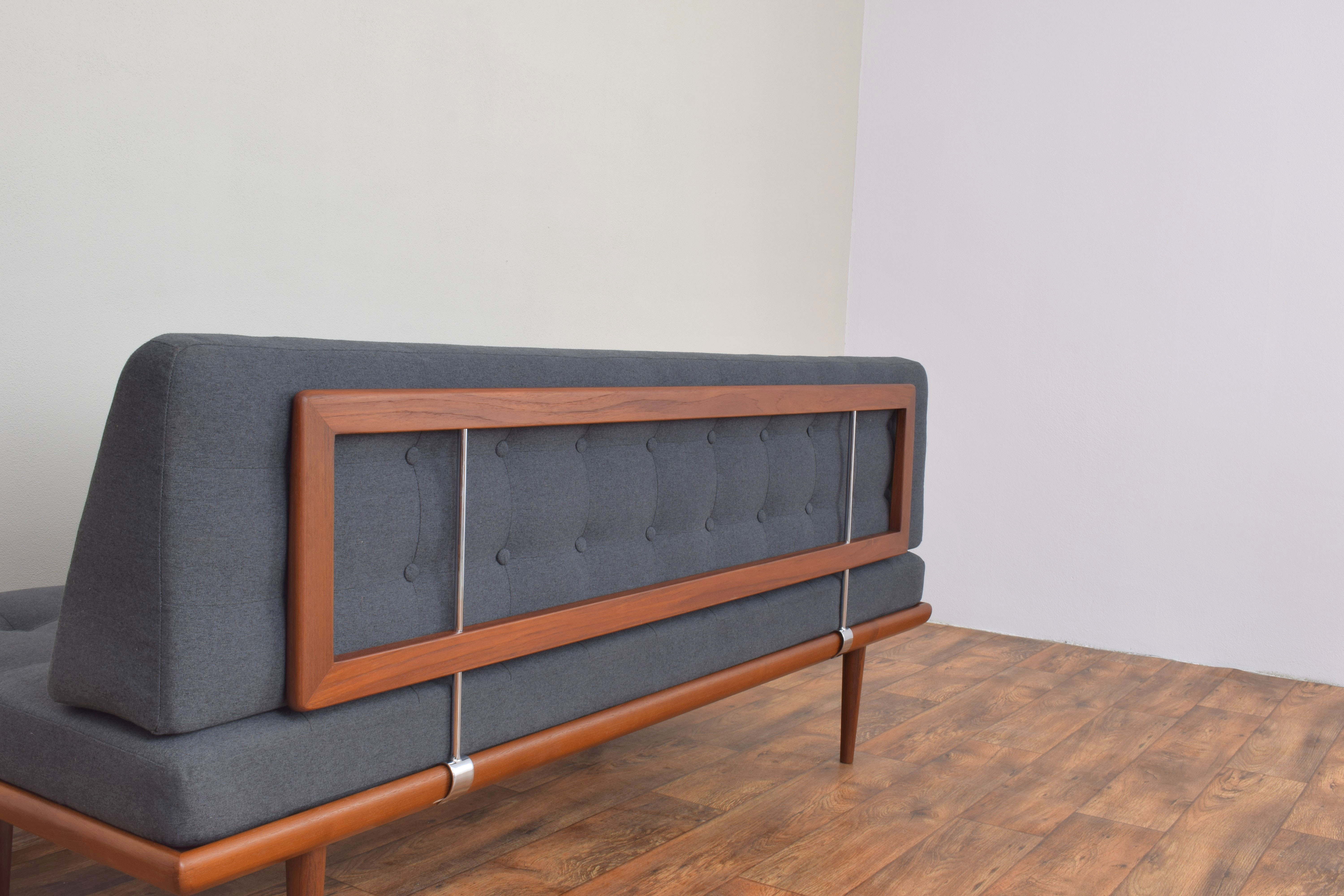 Minerva Teak Daybed by Peter Hvidt & Orla Mølgaard-Nielsen for France & Søn, 1950s, Set of 2