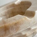 Brutalist marble ashtray
