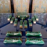 Knife holder + Art Deco bottle coaster