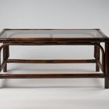 Table de salon en rotin