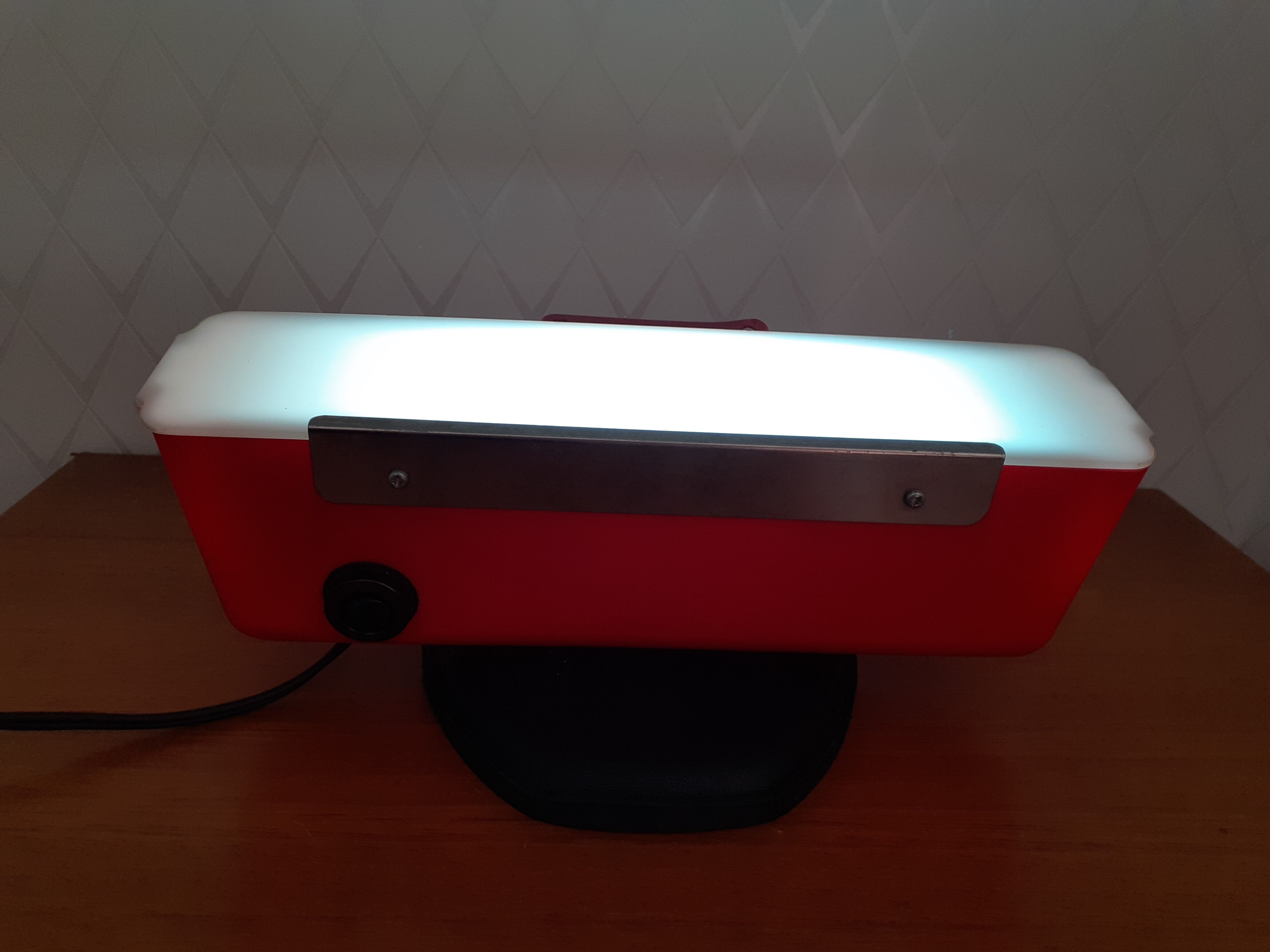 Vintage viewer table lamp made in Japan