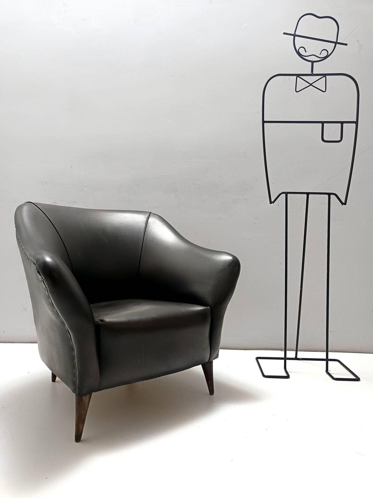 Dark Grey Armchair