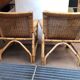 2 rattan armchair from the 50s arco