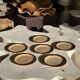 Set of 6 small stoneware dessert plates, Oxford brand, made in Brazil