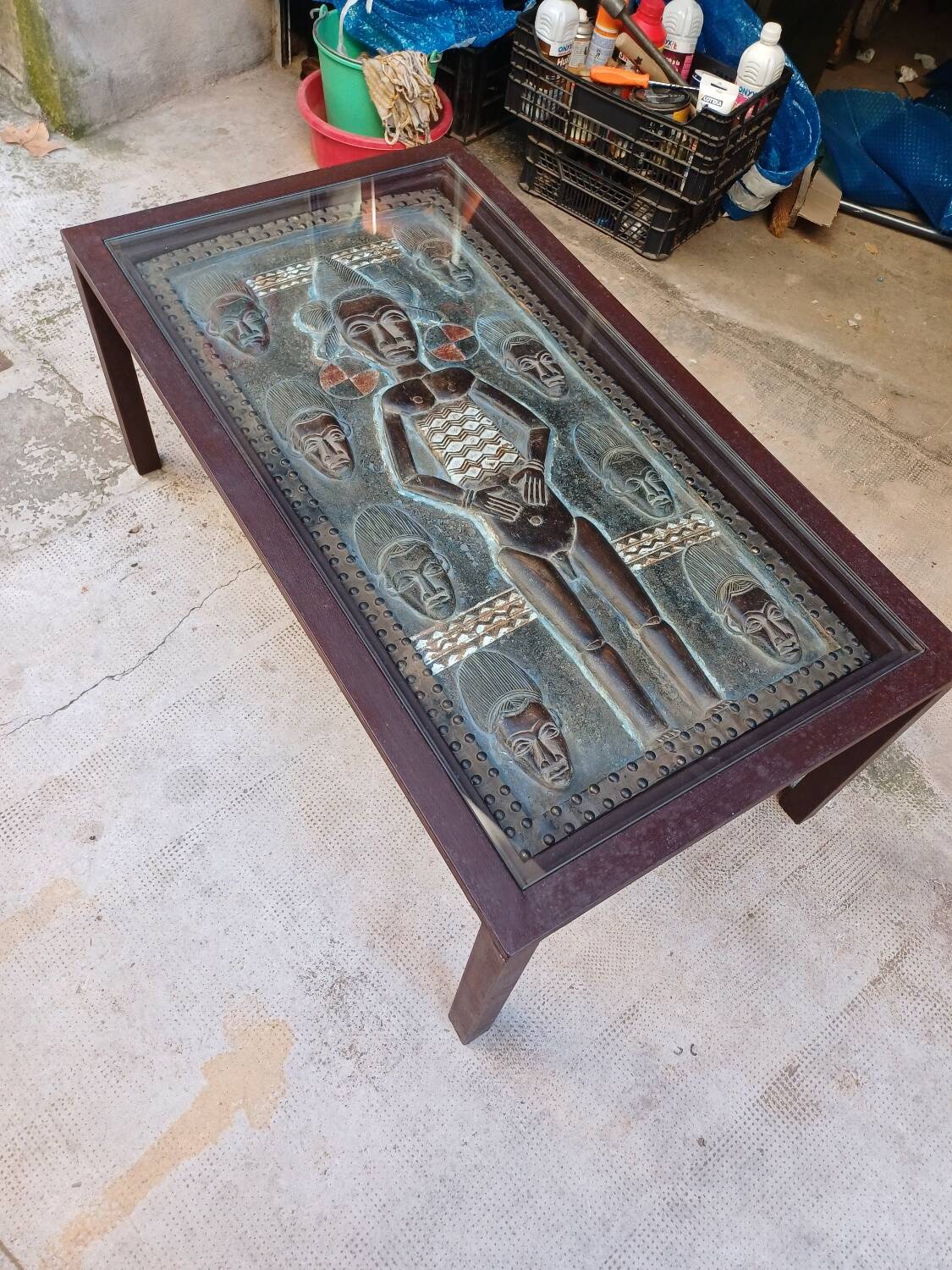 African design coffee table, Ivory Coast