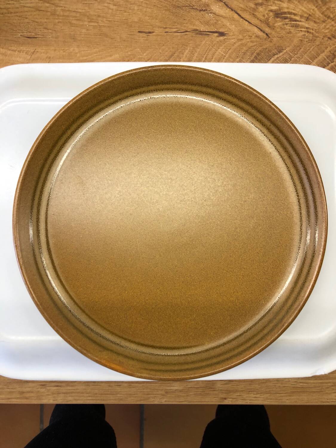 Set of 9 Sarreguemines stoneware dessert plates