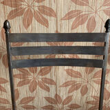 Wrought iron armchairs