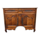 Louis XV style buffet from the 19th century in solid fruitwood with dowelled joints.