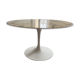 Knoll round table in marble