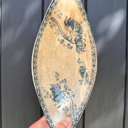 Pair of delightful antique faience – Sarreguemines "Royat" and Lunéville