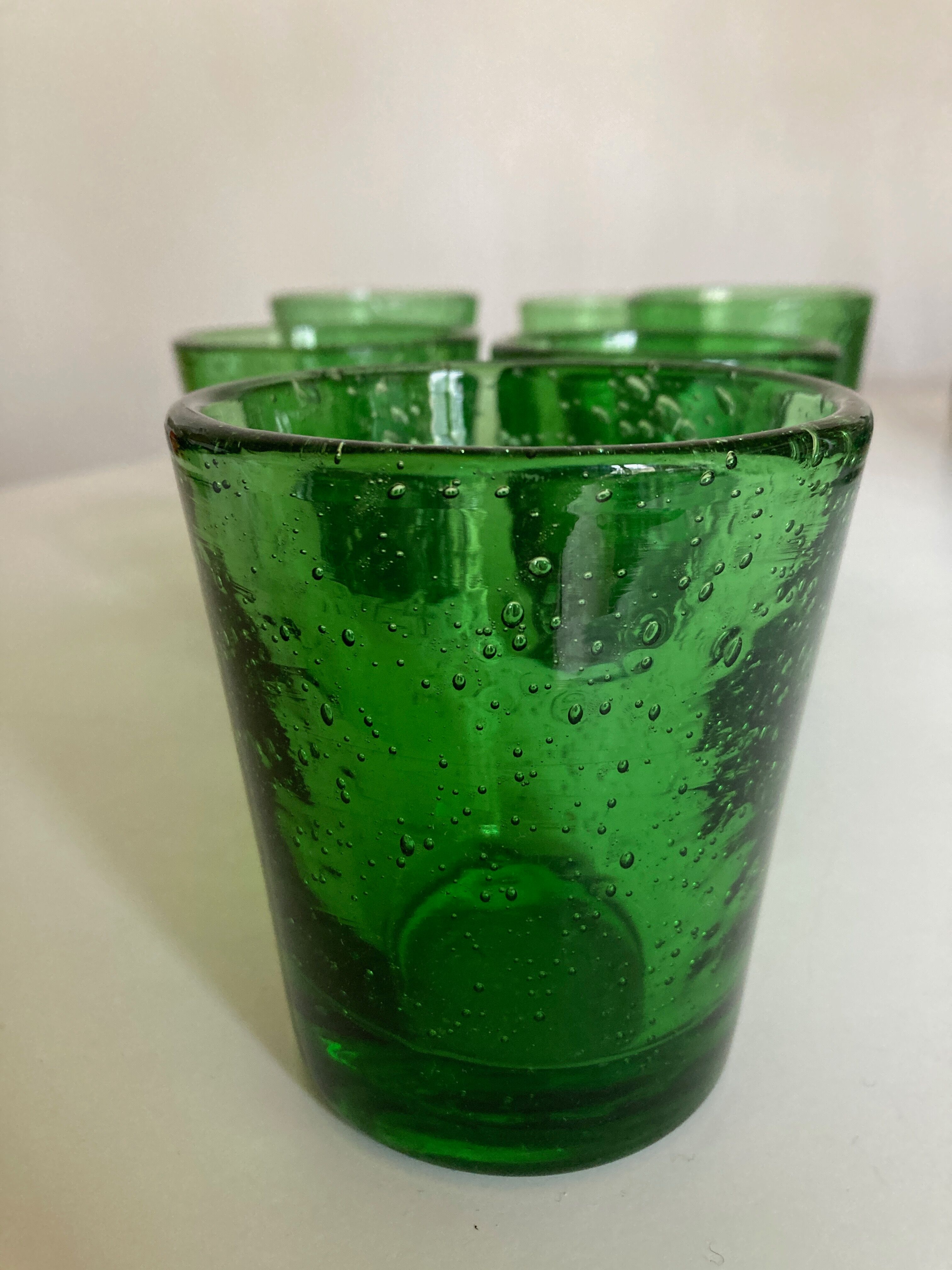 Set de 6 verres gobelets de Biot XXL 1960