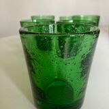 Set de 6 verres gobelets de Biot XXL 1960