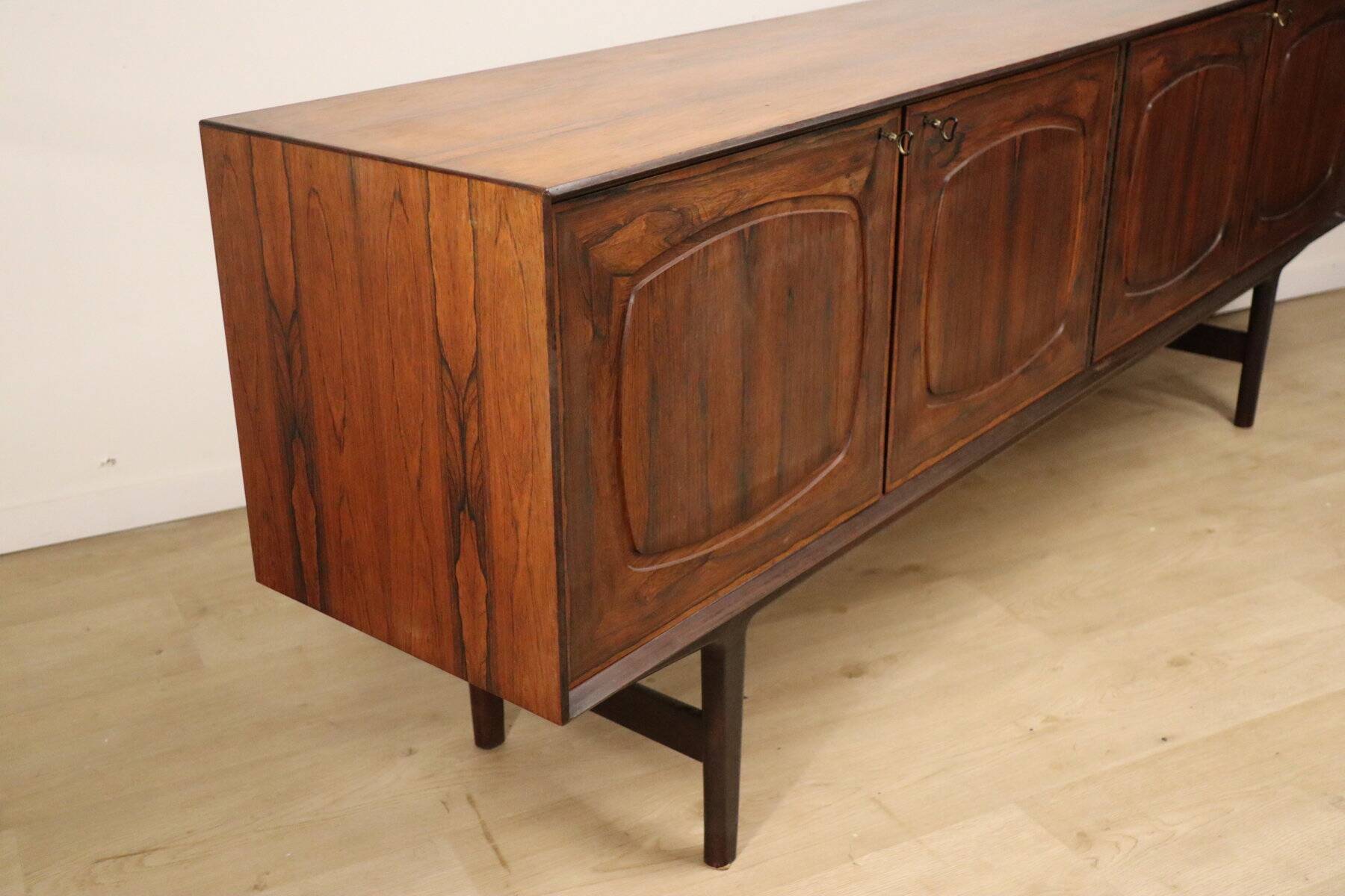 Scandinavian enfilade in rosewood by Fredrik Kayser, 1960