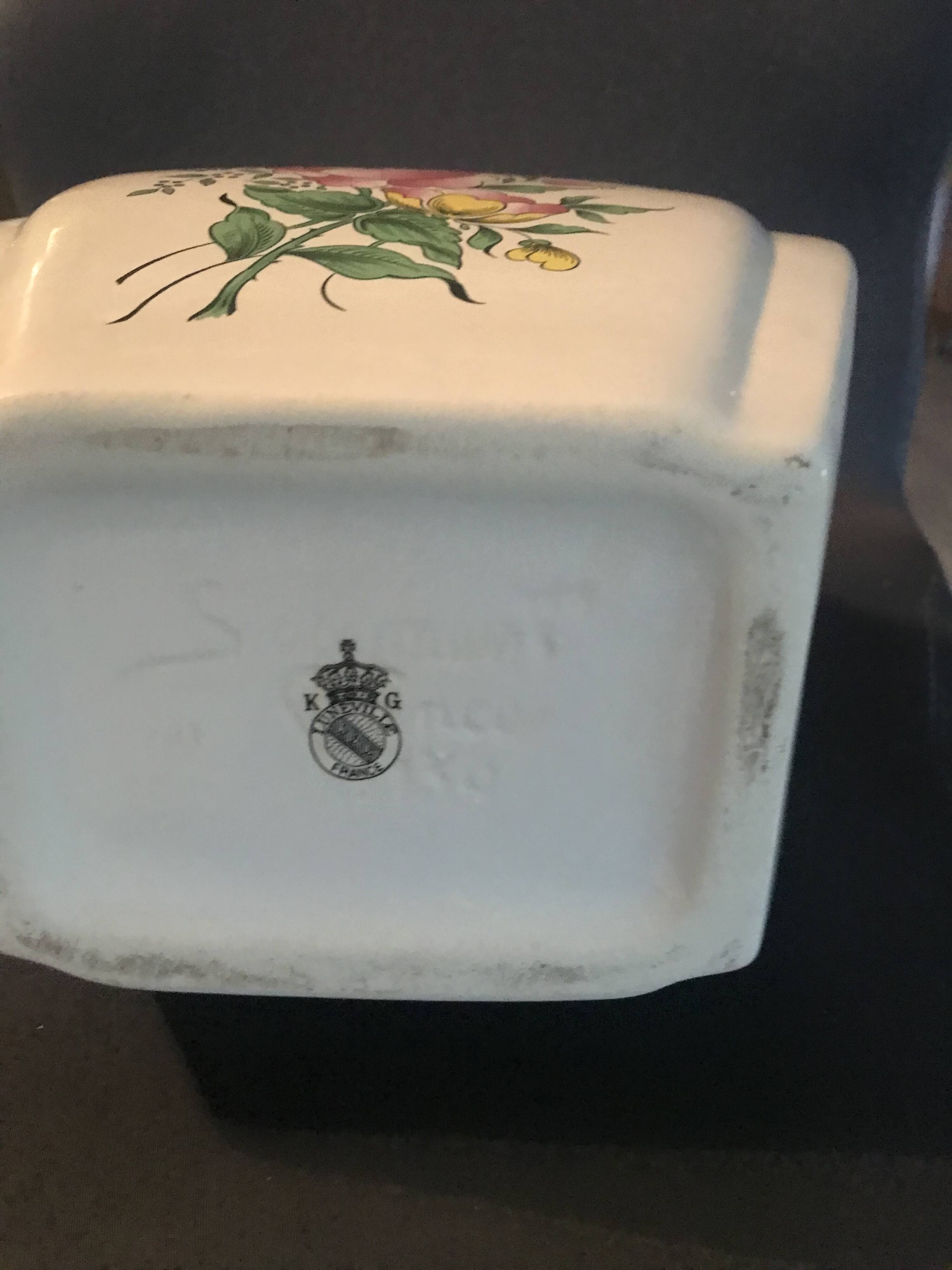Vase faïence de lunéville