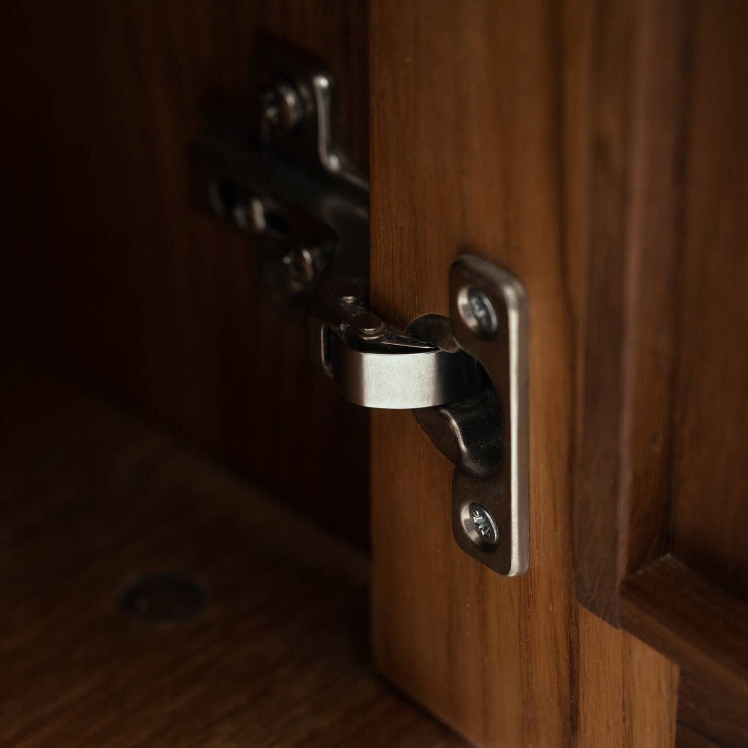 Danish teak Dyrlund credenza with visible joints, drawers and doors