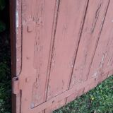 Pair of old openwork shutters