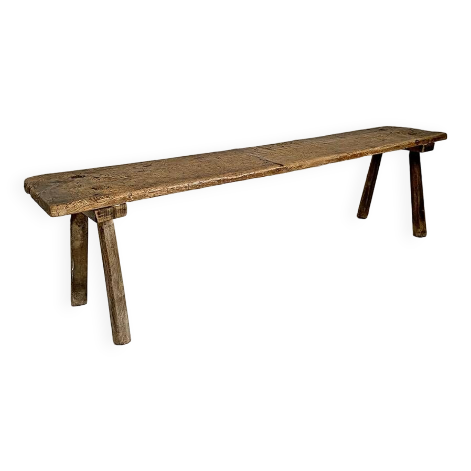 Banc rustique de ferme