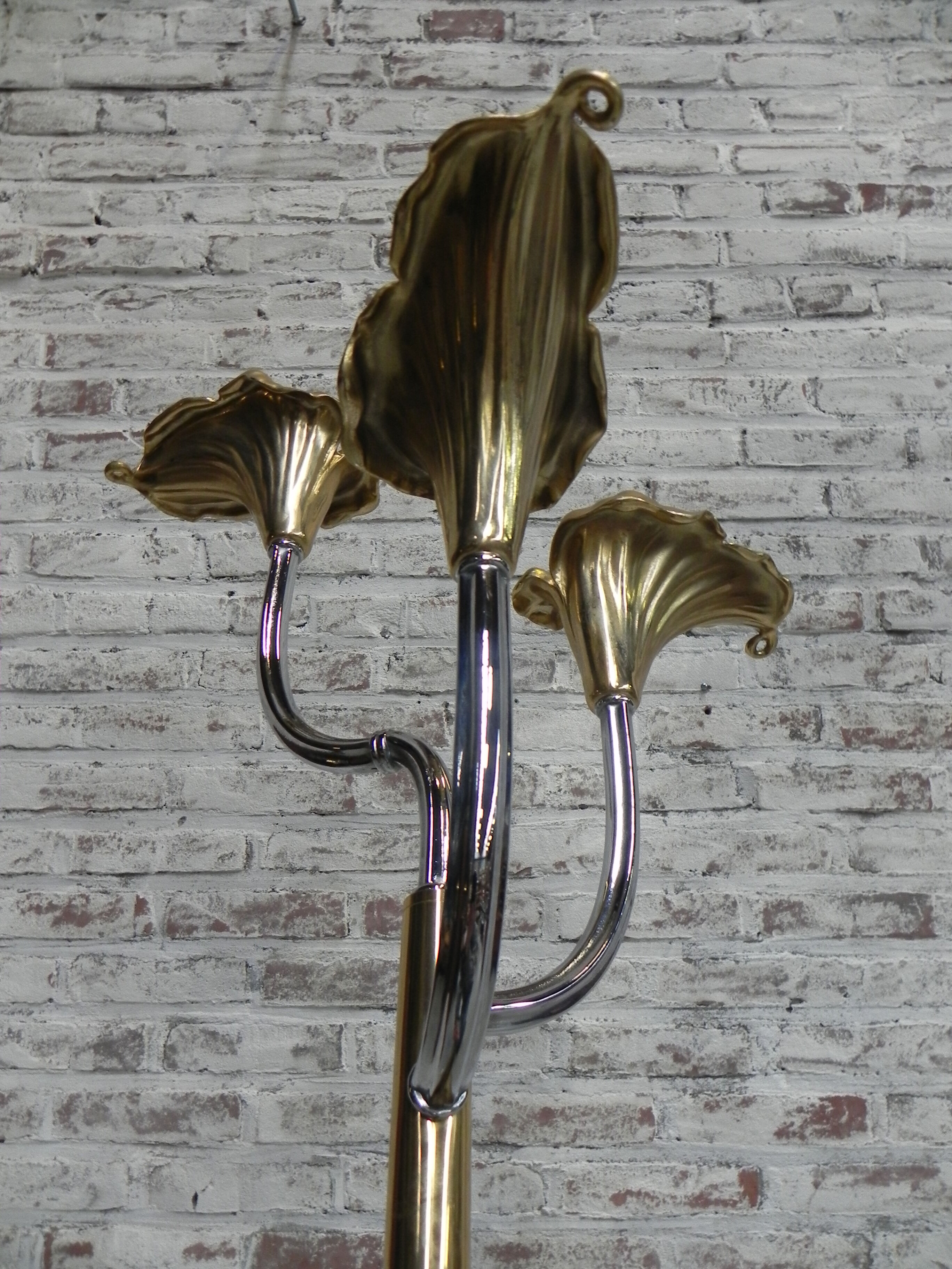Standing Italian Calla lily floor lamp