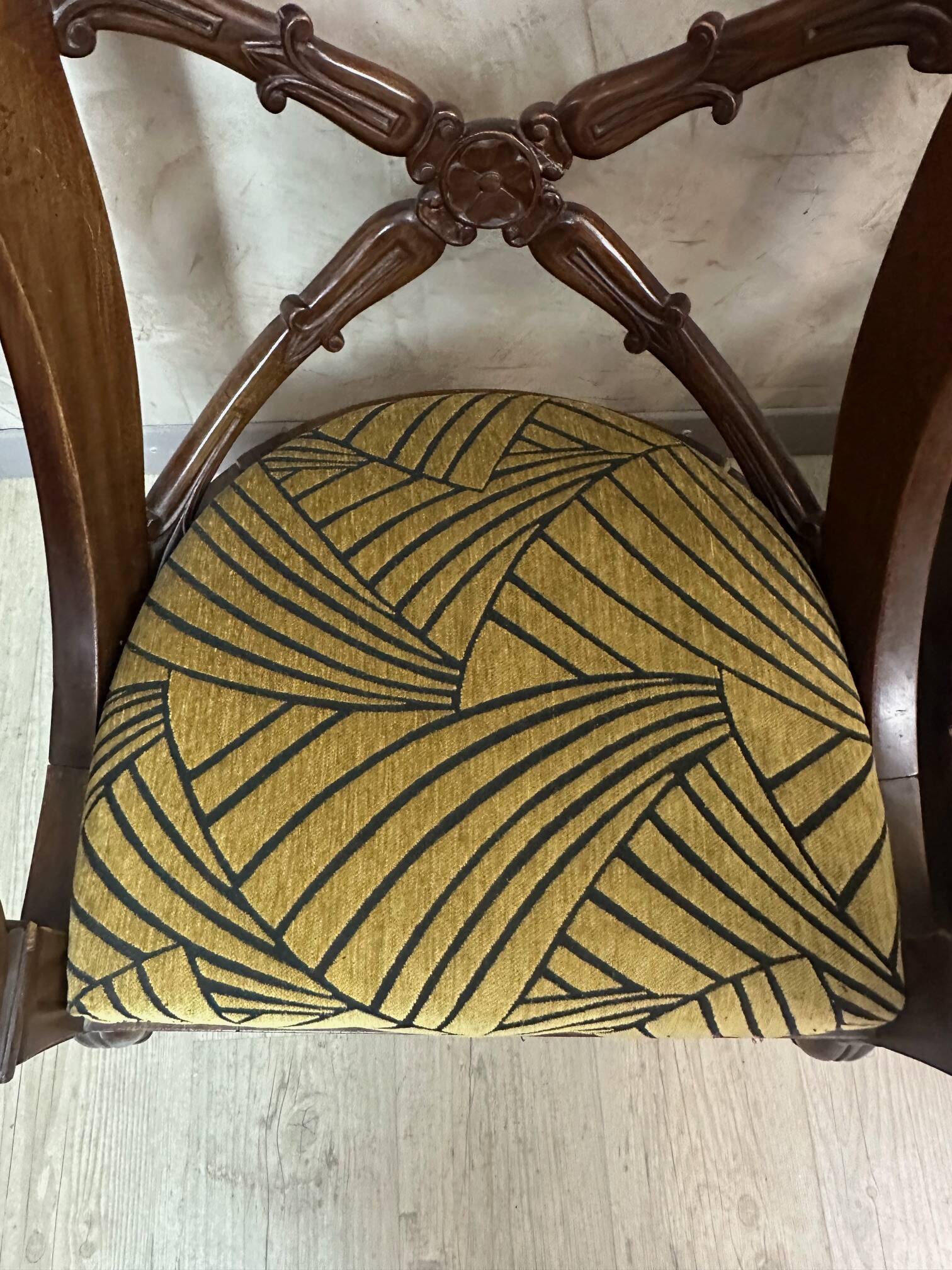 Pair of English armchairs