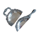 Silver metal crumb picks