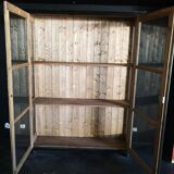 Large glazed Parisian wardrobe, showcase.