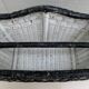 Black and white rattan magazine door