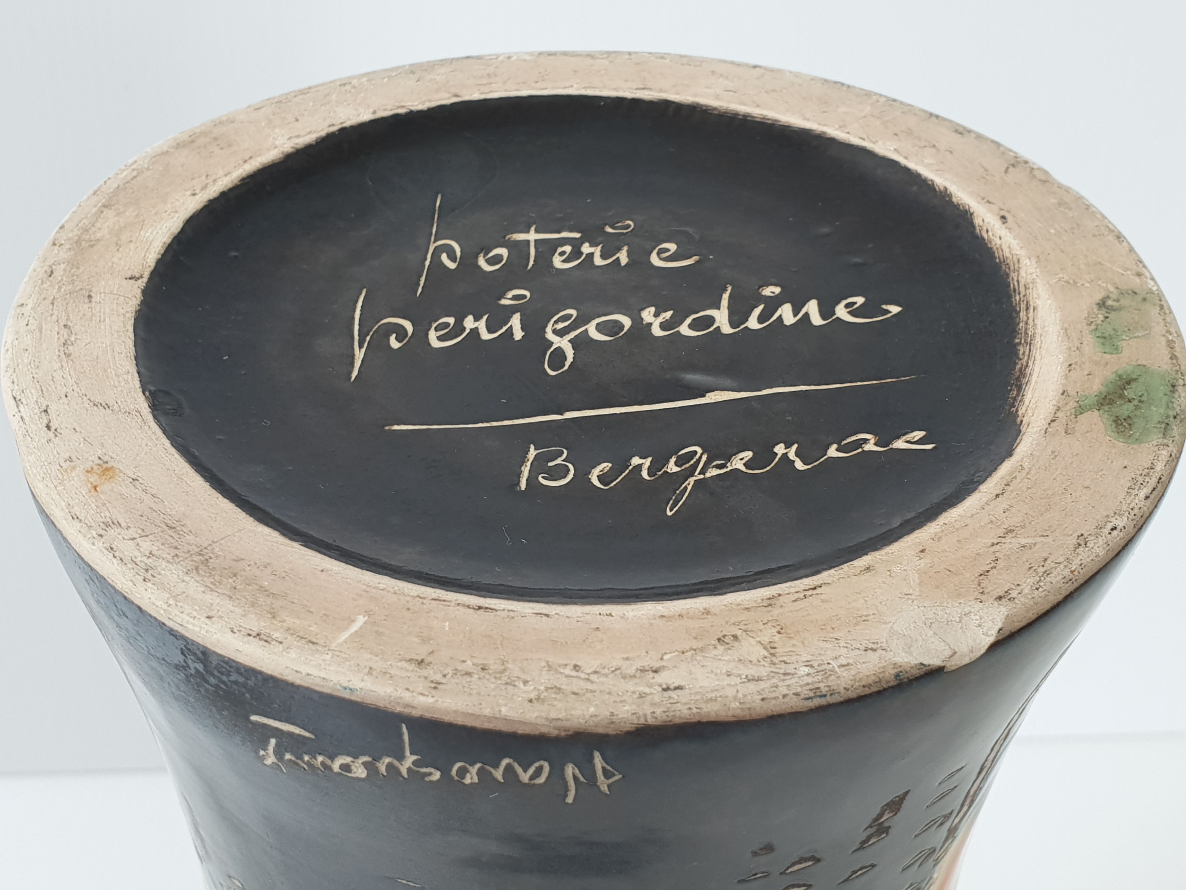 Vintage diabolo vase by Jean Varoqueaux