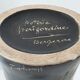 Vase diabolo vintage de Jean Varoqueaux