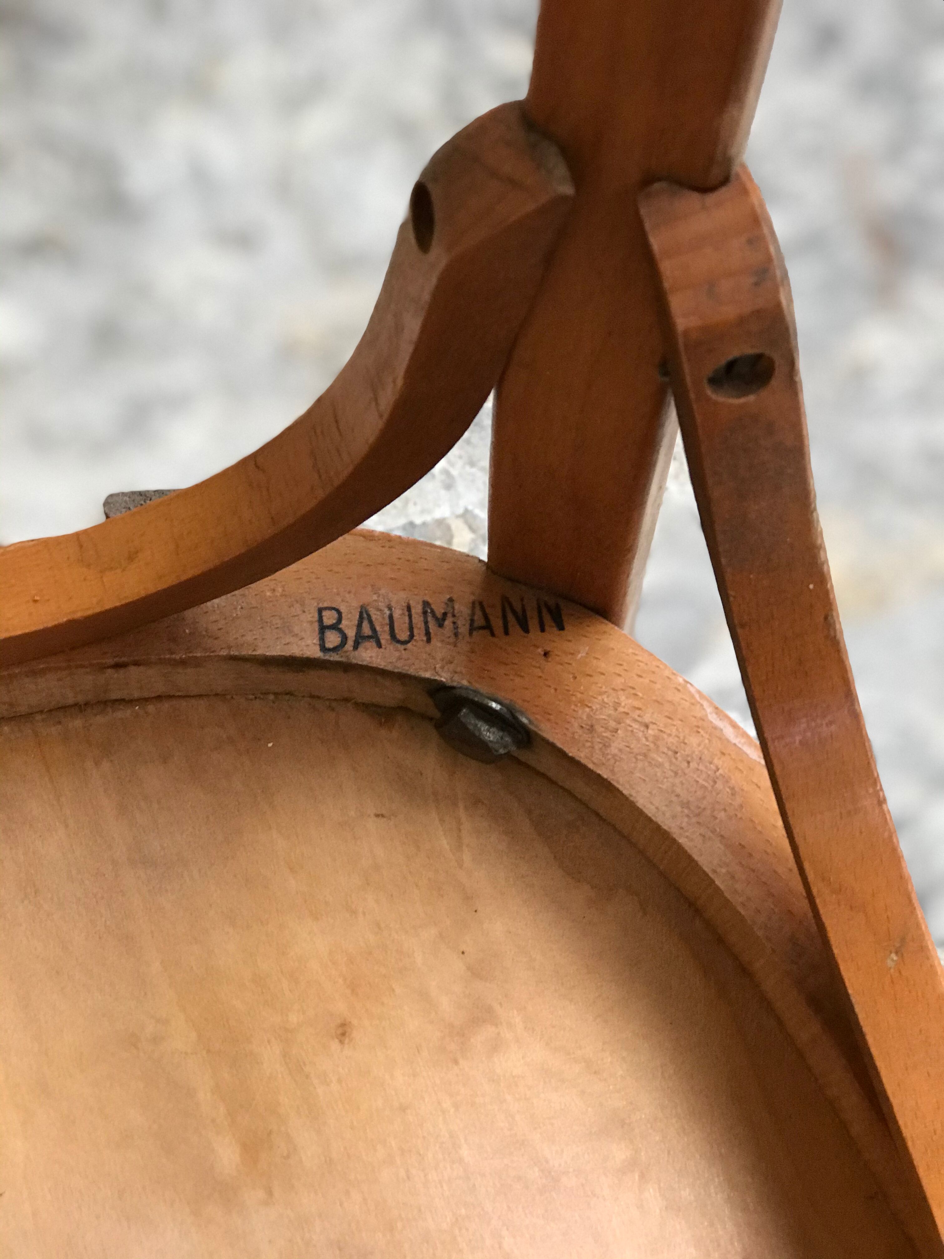 Lot of 4 Baumann chairs