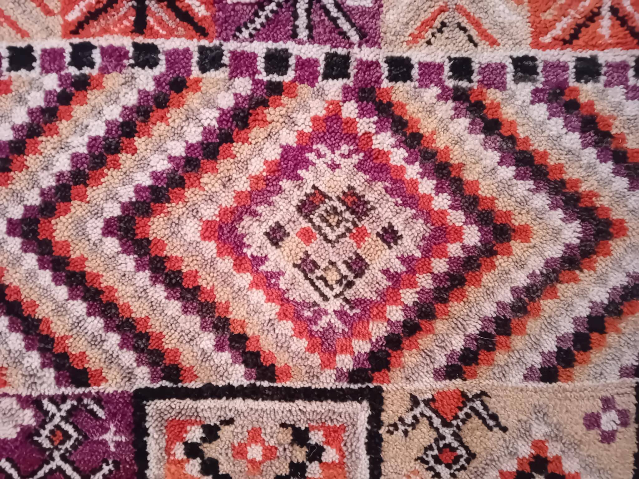 XXL handmade Berber rug 363x208cm