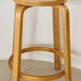 Bar stool 64 by Alvar Aalto for Artek, Finland 1980s