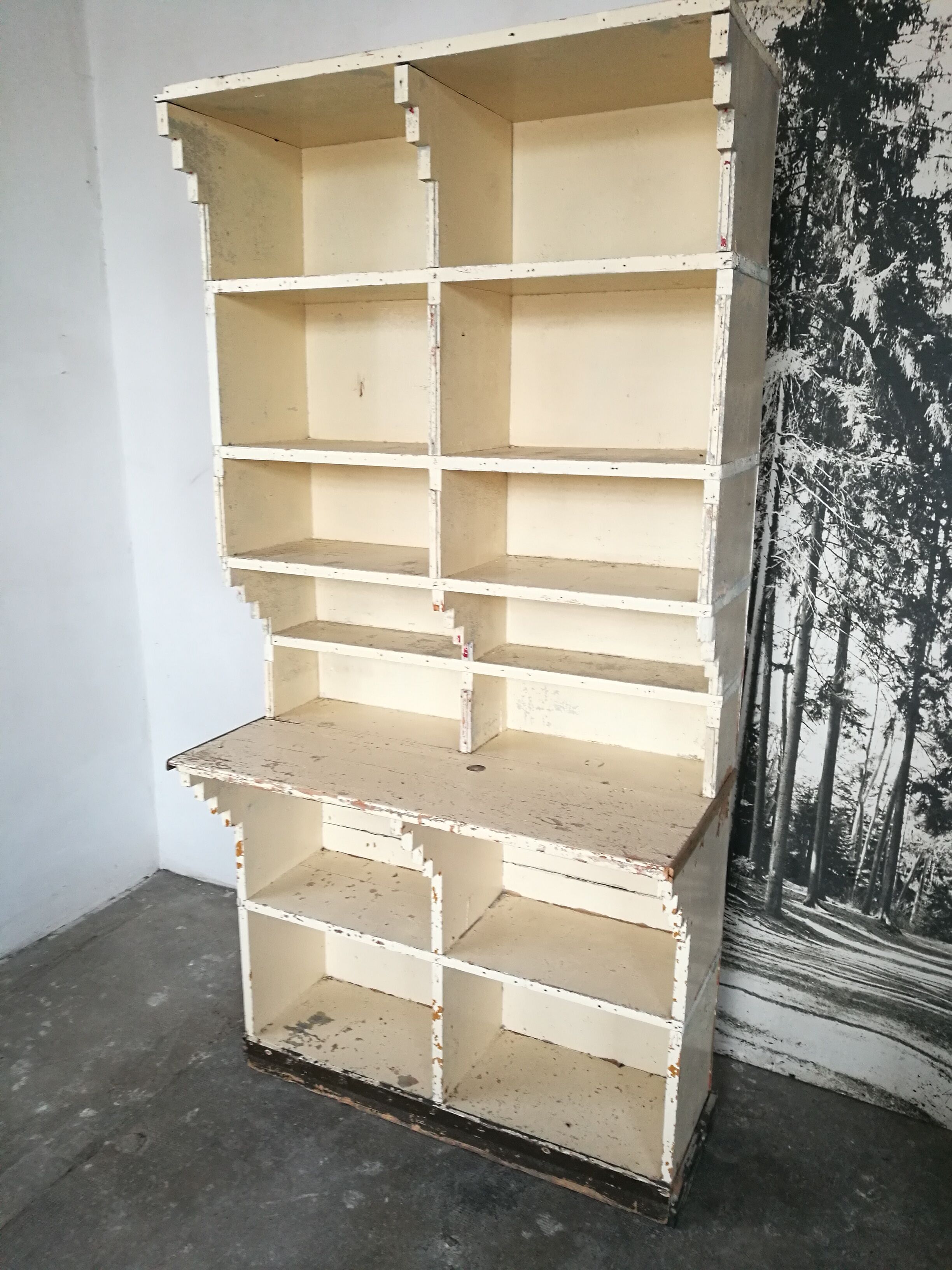 Craft furniture, grocery shelf