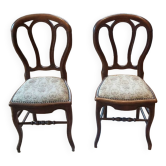 Lot de 2 chaises anciennes